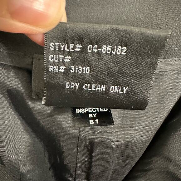 AB Studio Black Knee Length Skirt Size 12 NWT - Picture 10 of 12